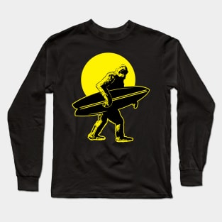 Bigfoot Surfer Long Sleeve T-Shirt